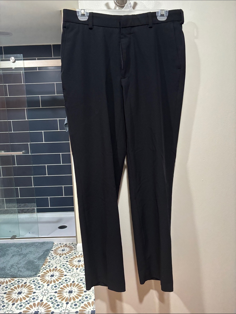 George Black Men's Dress Pants - Classic Straight Leg